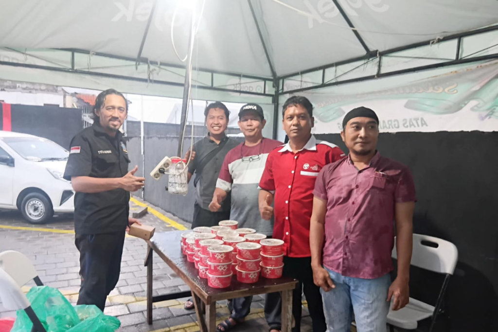 Perwakilan pengurus DPD ORASKI SB Jawa Timur dan DPC ORASKI SB Surabaya