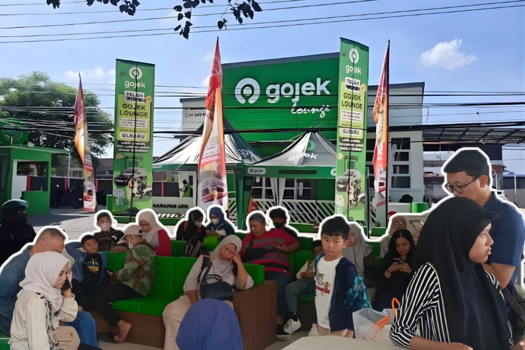 oraski sb dukung gojek lounge medaeng