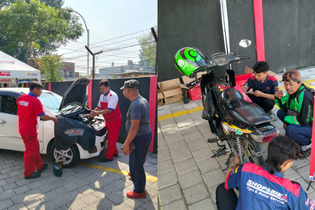 Pengecekan Mobil dan Motor Driver Online oleh Shop&Drive