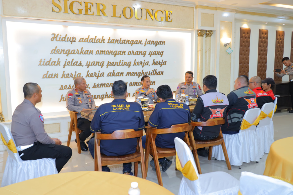polresta bandar lampung bersama oraski sb berantas begal