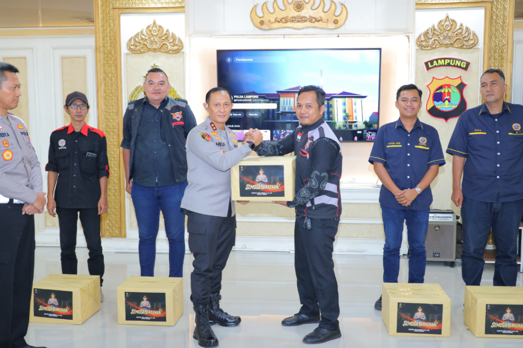 polresta bandar lampung bersama oraski sb berantas begal